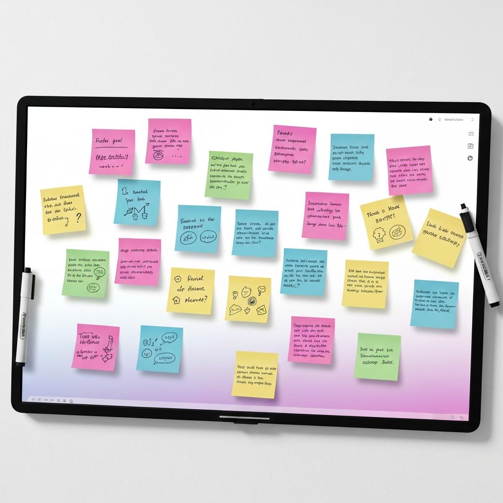 Digital brainstorming board